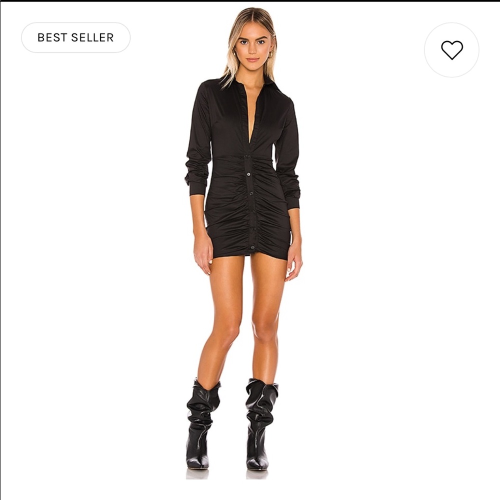 Revolve-Superdown Colette Ruched Shirt Dress
